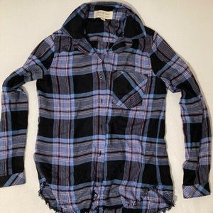 Cloth & Stone Plaid Buttondown